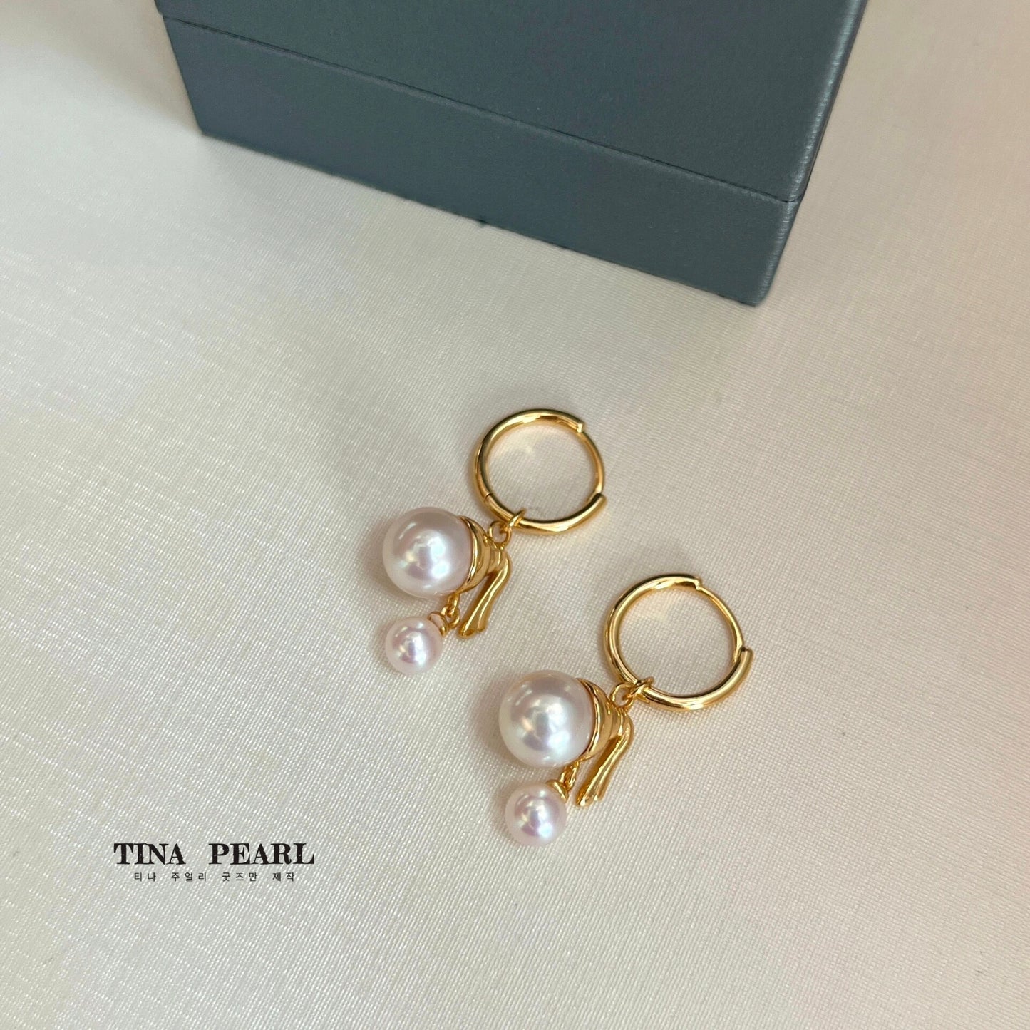 TINA Jewelry Creative Pearl collection Girl with pearl earrings