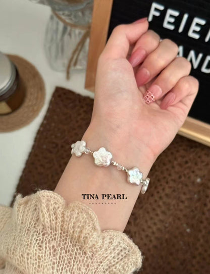 TINA Jewelry, Floral Pearls, elegant and cute pearl set