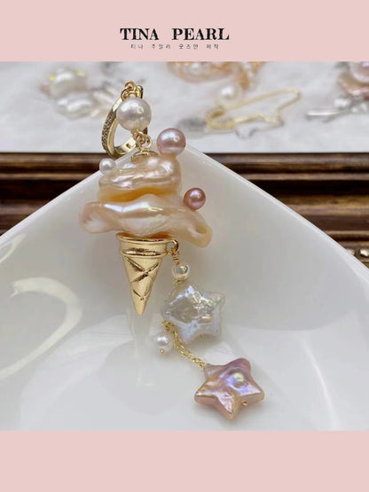 TINA Jewelry can choose fresh water seawater, different styles of sweet cone cute pearl pendants